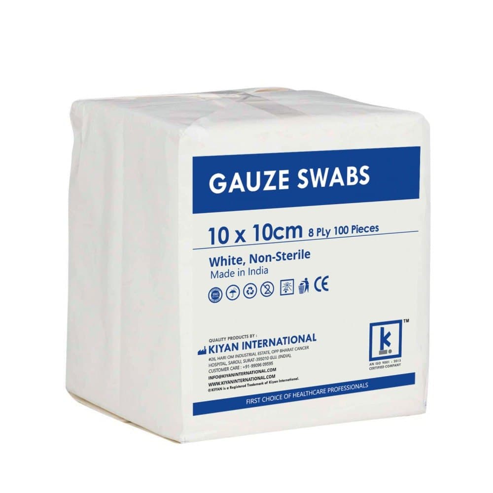 Non sterile gauze swab 10*10